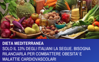 DIETA MEDITERRANEASOLO IL 13% DEGLI ITALIANI LA SEGUE